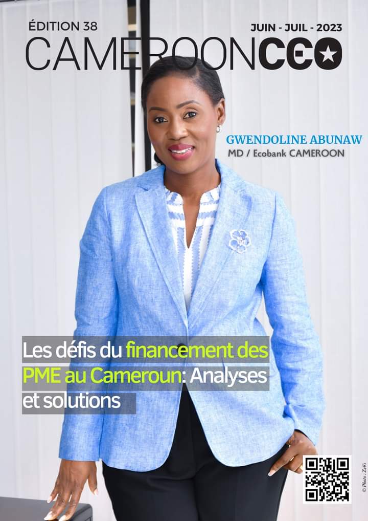 Nouvelle édition  de Cameroon CEO Magazine,  le financement des PME au cœur des débats. L'invité à la Uke Gwendoline Abunaw, Managing Director  Ecobank Cameroun,  magazine disponible en libre téléchargement  ici cameroonceo.com/download/10991…