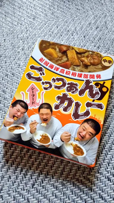 ところで高校生のみんなたちがつくったカレーらしいんですけど坊主もあいまってなんか…⛰️👑🏀部カレーのことを考えるなどした(パッケージにカレー食ってるさんずいが並ぶ)