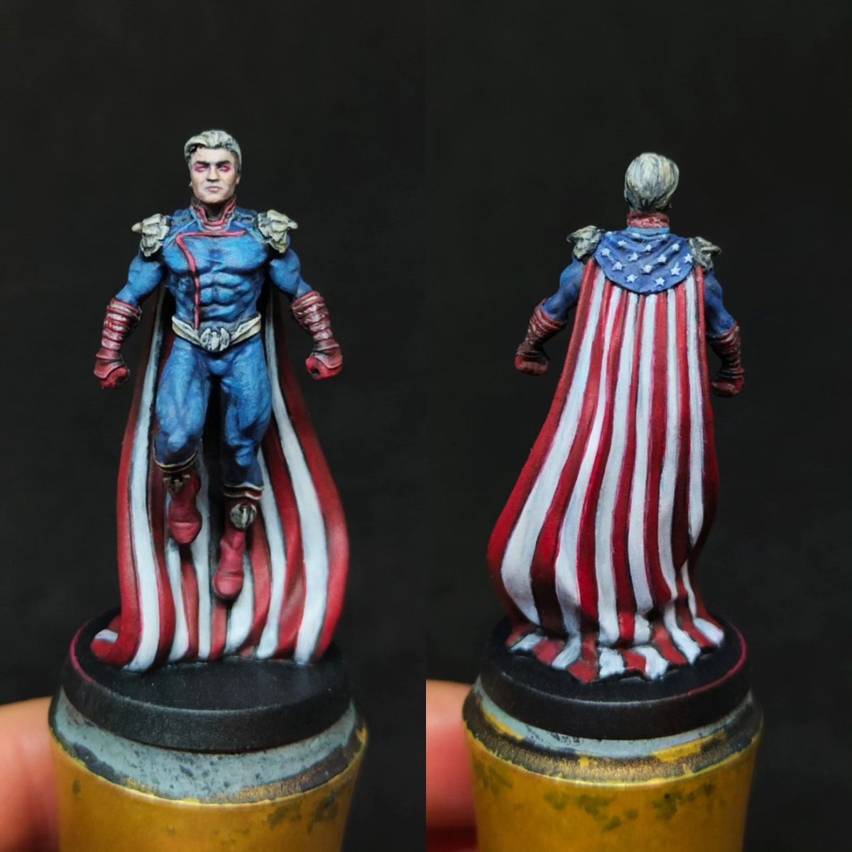 Blacklsylive's tweet photo. I'm the Homelander. And I can do whatever the f*** I want.

Miniature from Zombicide The Boys crossover pack @CMONGames

#zombicide #cmongames #cmon #theboys #homelander #miniature #miniaturepainting #paintingminiatures #boardgame #boardgameminiatures #scaledmodel https://t.co/pYT2xJXysN