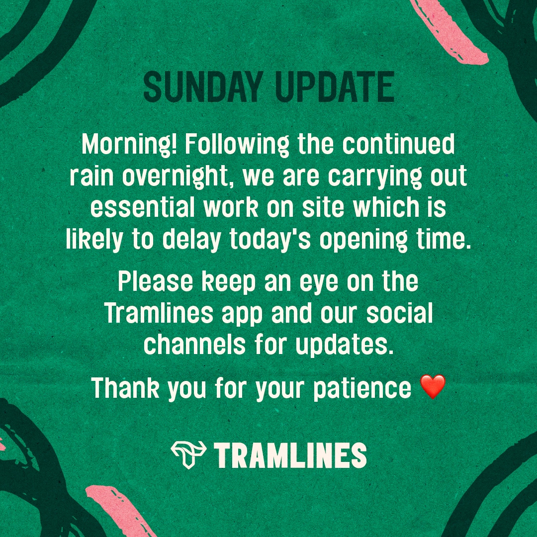 Tramlines Festival Info tweet media