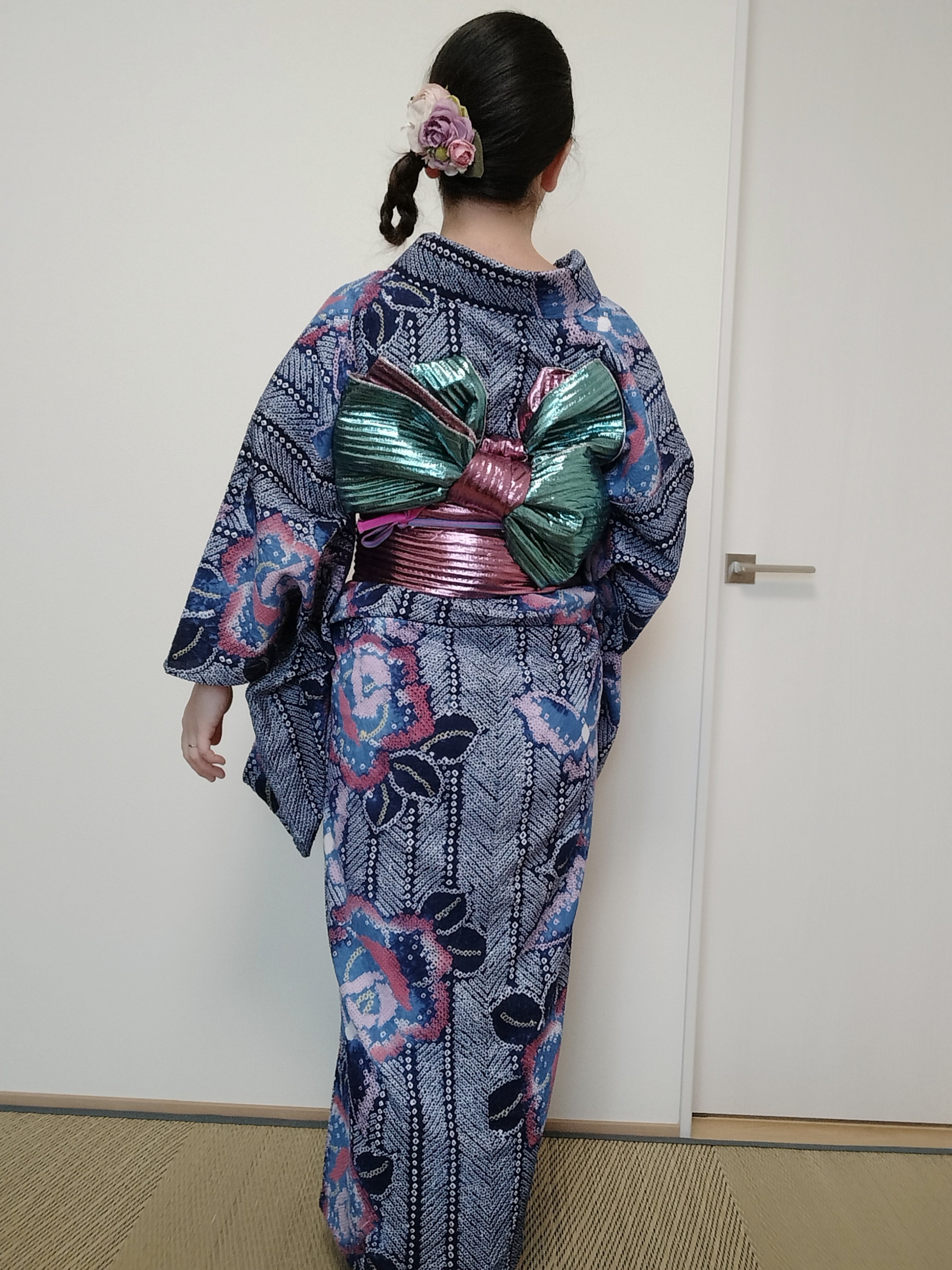 セオα 浴衣 kimonotento 2way-夏キモノ浴衣ーtiny bubble（セオα・M