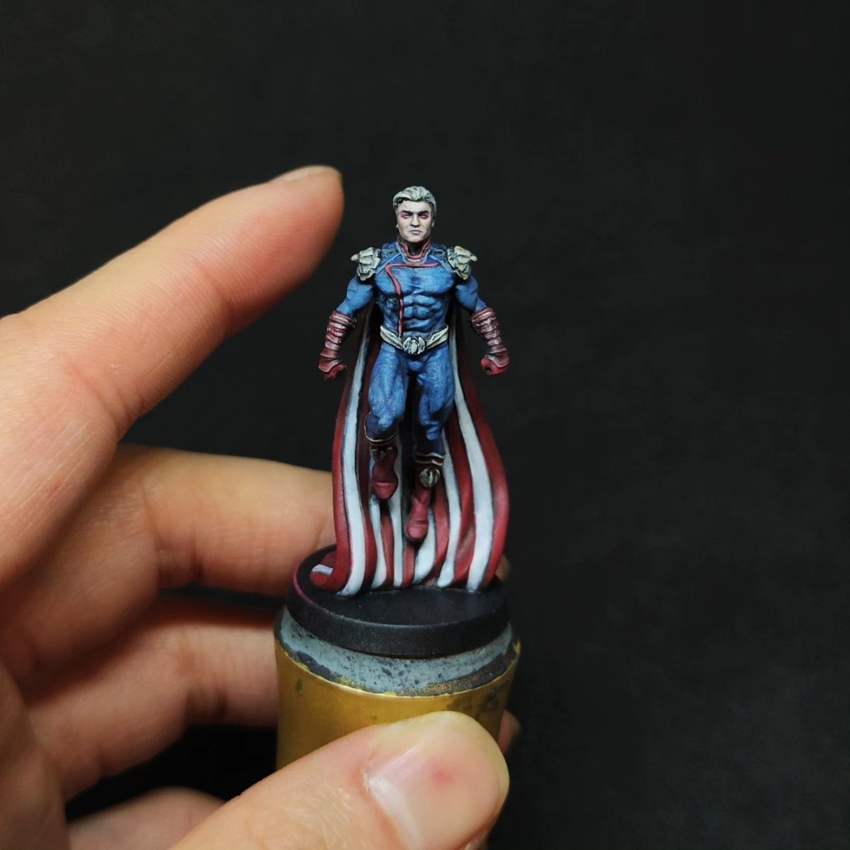 Blacklsylive's tweet photo. I'm the Homelander. And I can do whatever the f*** I want.

Miniature from Zombicide The Boys crossover pack @CMONGames

#zombicide #cmongames #cmon #theboys #homelander #miniature #miniaturepainting #paintingminiatures #boardgame #boardgameminiatures #scaledmodel https://t.co/pYT2xJXysN