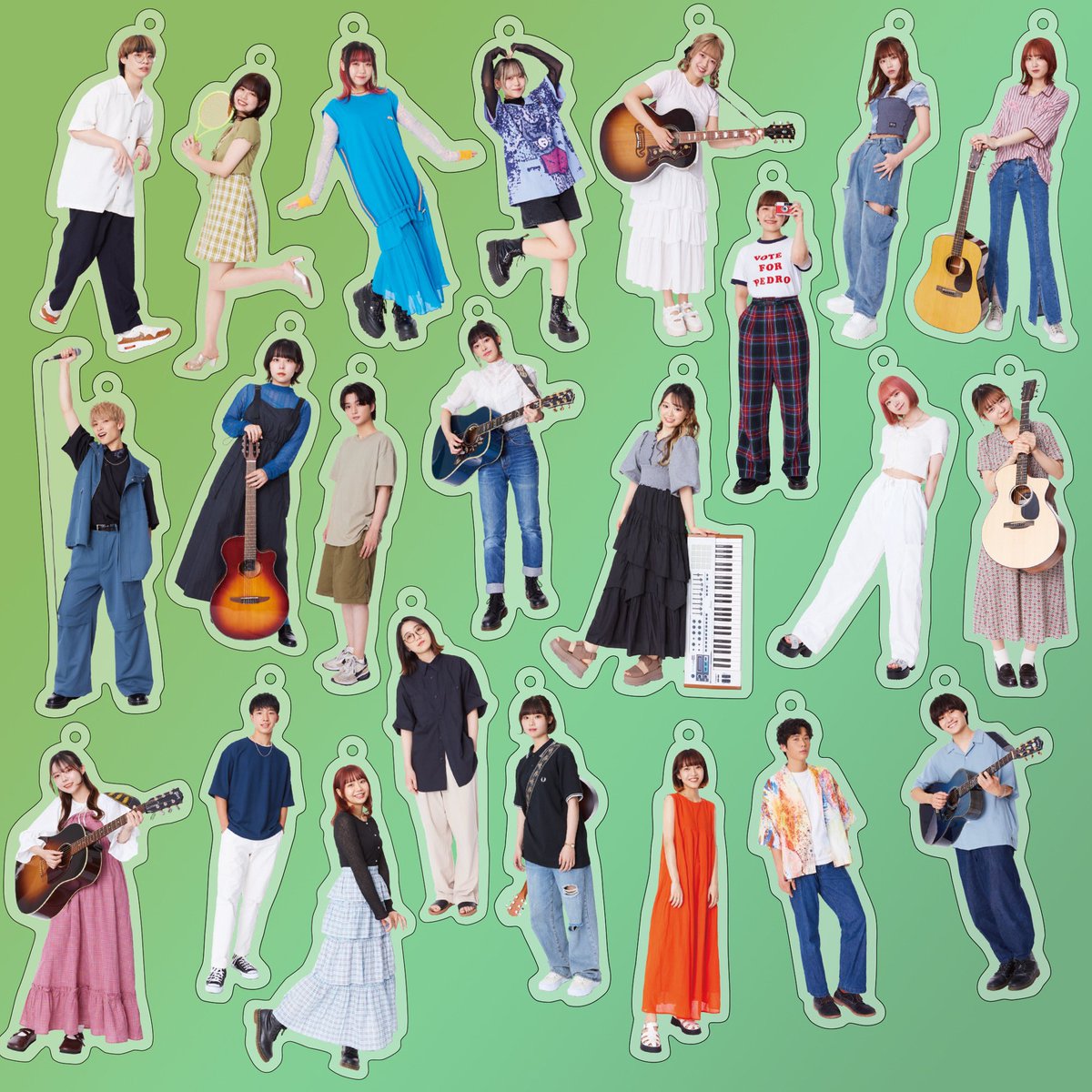 plusonica's tweet photo. ＼#ぷらフェス NEW GOODS発表🛍／

🆕ぷらそにかシンプル刺繍Tシャツ ￥3500
サイズ: L.XL展開
カラー: バナナ、くすみカーキ

🆕くじ引きアクリルキーホルダー(東京)
・くじ引き1回 ￥800
・ワクワク3個セット ￥2000
・全23種スーパーオールスターセット ￥15000

可愛すぎるグッズ達もお楽しみに💖 https://t.co/dza1HLYjmE