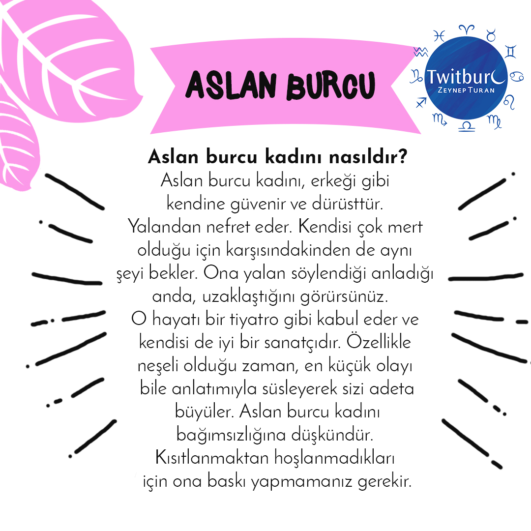 twitburc's tweet photo. Aslan burcu kadını nasıldır?
https://t.co/2k8Wxt6ZRO https://t.co/FKxFjHptjg