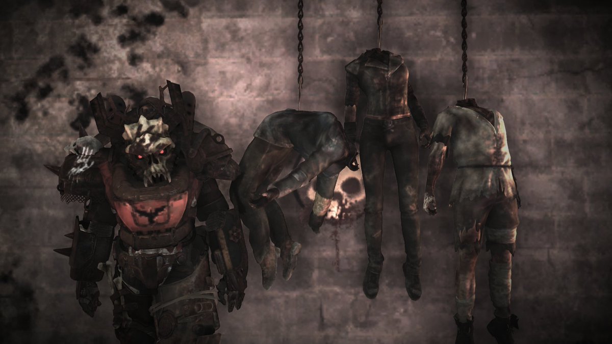 Cursed hanging out with a few new absent minded friends... Inspired by putrid decay, he continues his campaign of death and destruction.

#Fallout 
#Fallout76
#Raider 
#Gore 
#roleplay 
@Bethesda_ANZ 
@Fallout https://t.co/ZHOHb55Df2