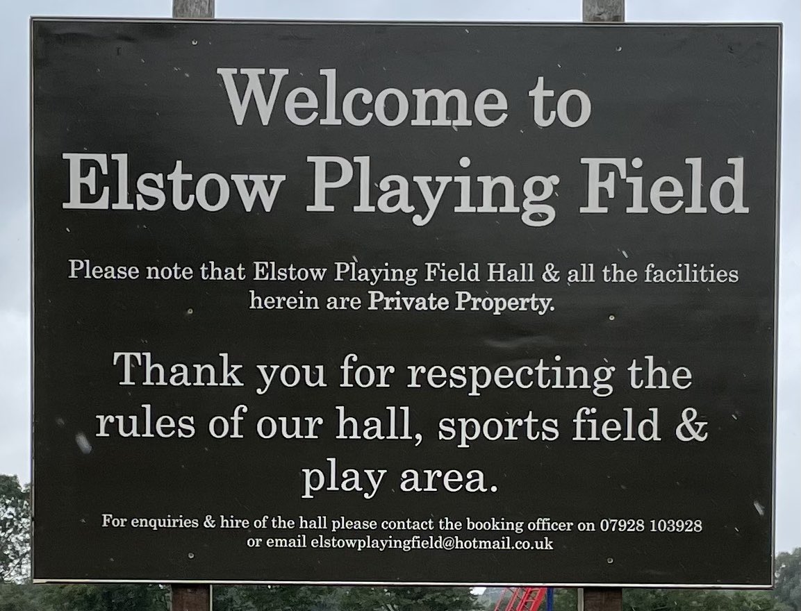 Elstow Playing Field tweet media
