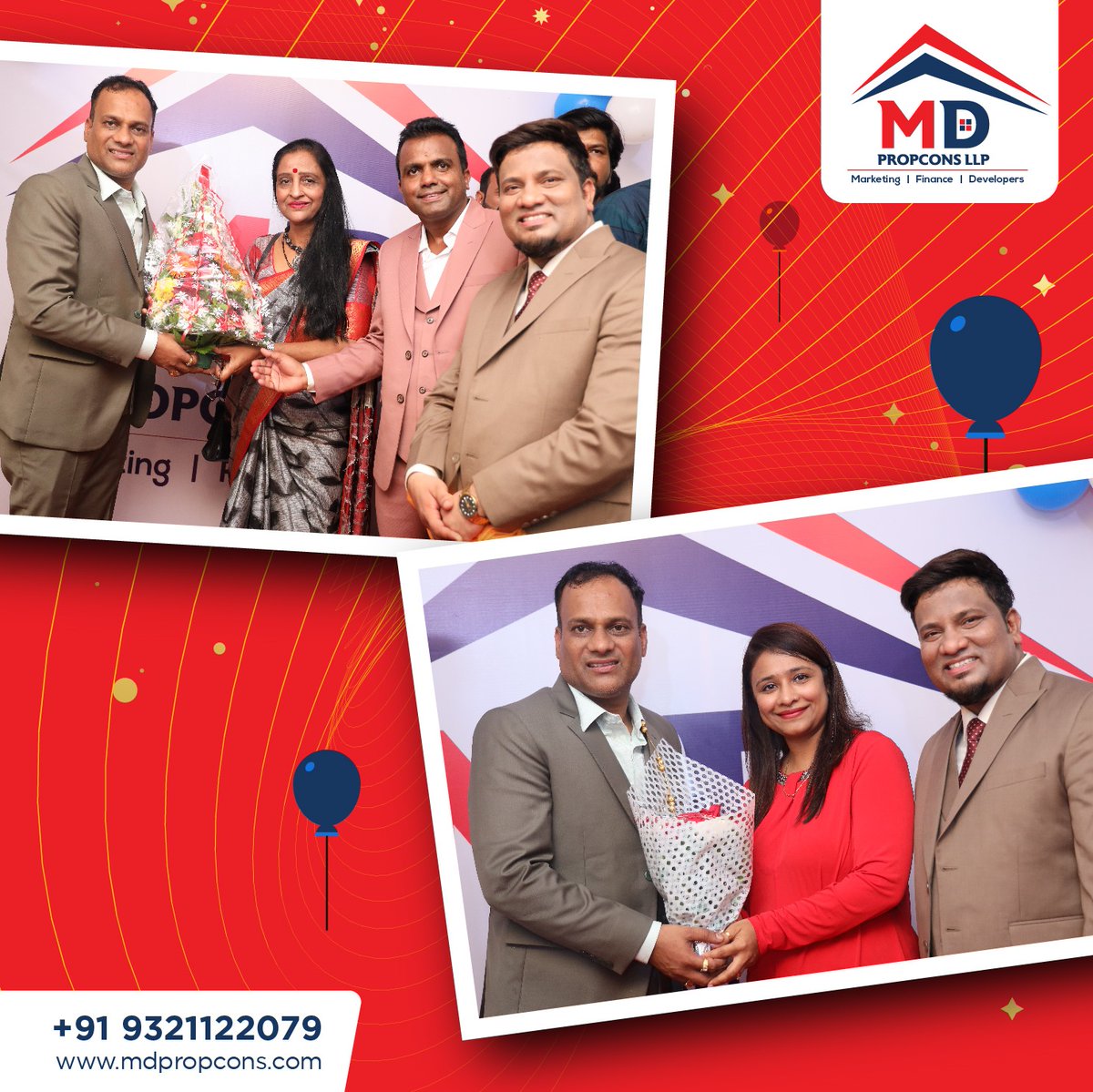 mdpropconsllp's tweet photo. Swipe left to witness the highlights from our grand inauguration event! We're thrilled to embark on this new chapter and grateful for all the support.

#GrandInauguration #NewVenture #MDPropcons #NaviMumbai #Taloja #Navimumbaihomes #RealEstate #property #homeforsale #dreamhome https://t.co/n1WMFdtaOx