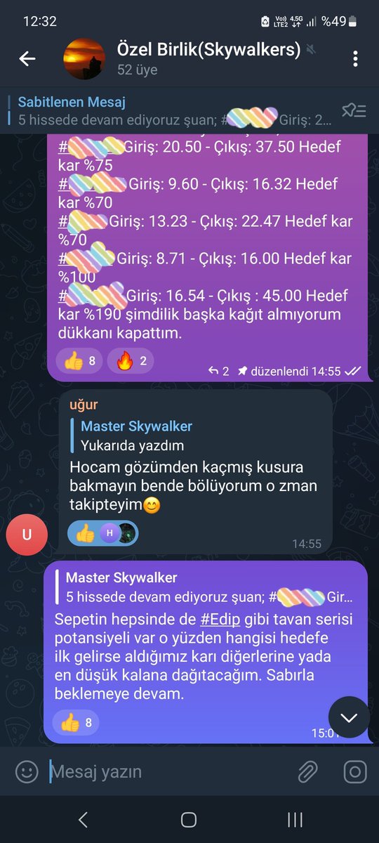 Altın sepet oluşturuldu, yeni hedefler verildi ve alımlar yapıldı. Bu yılı en az totalde %600 karla kapatacağız inşallah. Verdiğim kağıtların kar hedefleri gelince buradan tekrar isim isim paylaşacağım. "Made in Murat hoca" 🧐😎🧿 #borsa , #bist100 , #xu100 , #Edip , #EDIP