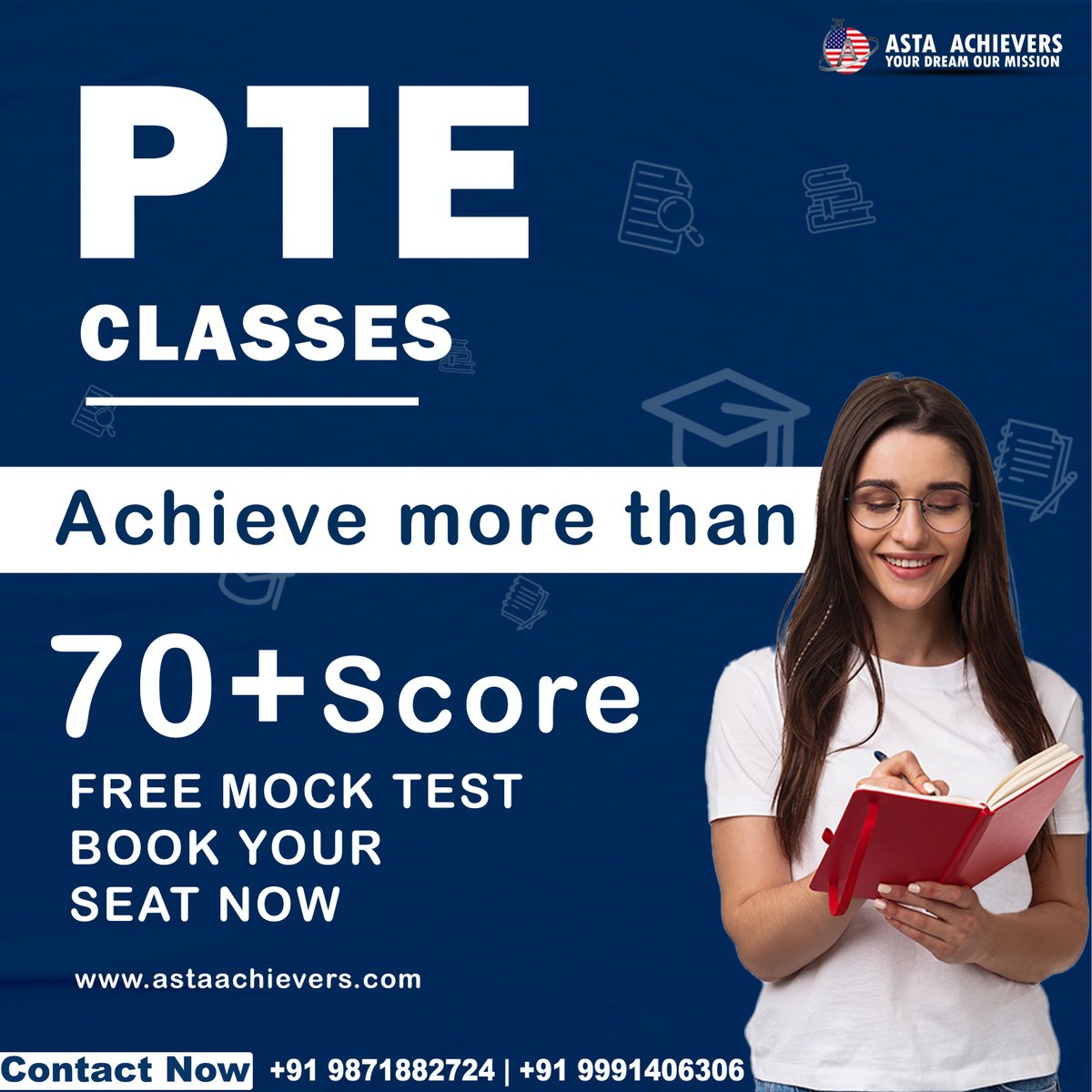 asta_achievers's tweet photo. PTE Classes Start, Join Now:

more information contact us :-
Call at :- +91 9871882724 , 9991406306
Web site :- https://t.co/K15x0wr8c6
Email address :- info@astaachiever.com

#pte #studyabroad
#ptecoaching #pteinstitute #ptecoachingingurugrame

#PTEPreparation
#PTEExam https://t.co/p2BFEOBp9D