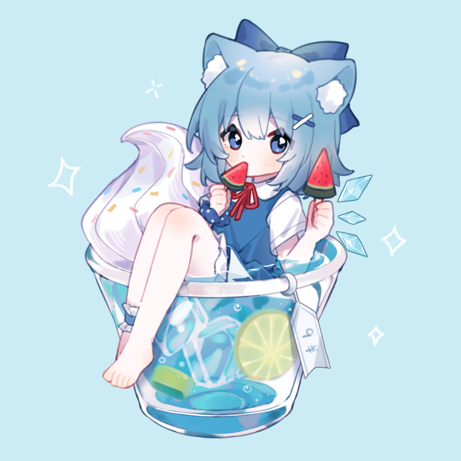 #東方Project 
#チルノ 
~🍉summer🍉~