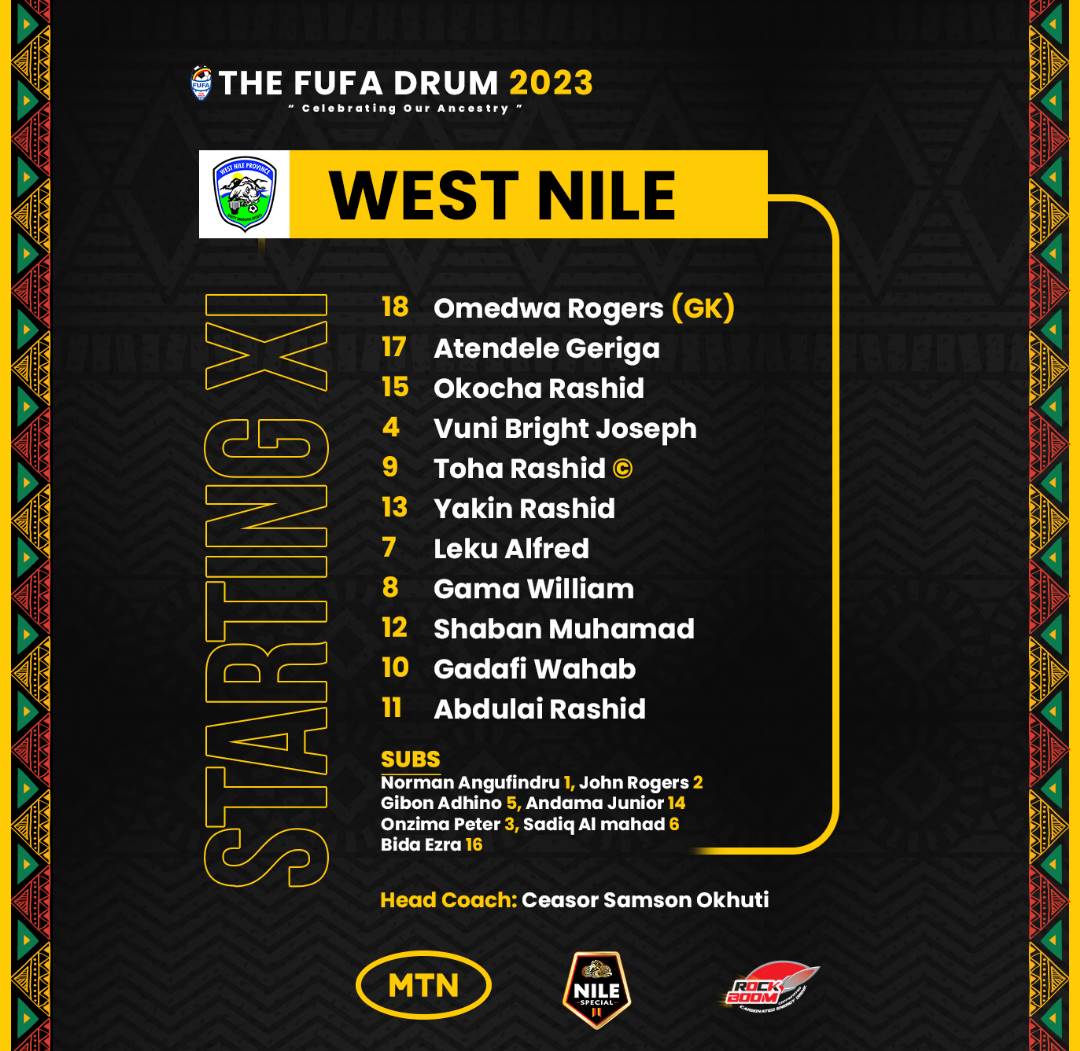 BadruTok's tweet photo. The white Rhinos starting eleven away to Busoga province .
Mo Shaban ,Leku Alfred and Abdulai Rashid will do the damage this afternoon at St Joseph's vocational training center -Kamuli
#FUFADRUM
#Celebratingourancestry 
#Busogamustfall
#Thewhiterhinos
#MTN
#Rockboom 
#Nilespecial https://t.co/B9nY9aFEk1