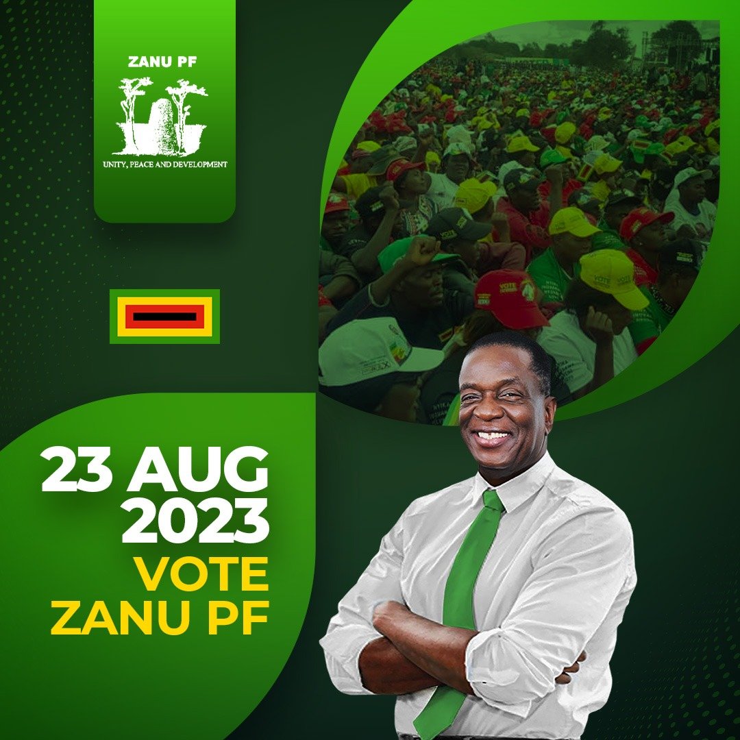 Patinenge tiri kumachurch ikoko ,ngatianamatirei peace, before,during and after elections nekuti #NyikaInonamatirwaNeveneVayo
#NyikaInovakwaNeveneVayo
#NyikaInotongwaNeveneVayo
Viva ZANU-PF 
Aug23, Shumba pabasa