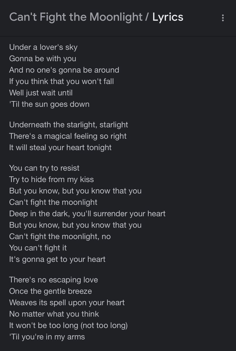 LeAnn Rimes - Can’t Fight the Moonlight

this song is more to Jieum’s pov, but still reminded me of both. I’ve been listening to this while thinking of Eumha even before the drama was released

Forever with Jieum
#SeeYouInMy19thLifeEp12 
#SeeYouInMy19thLifeFinale https://t.co/VJd6oPLTvf https://t.co/fBVYlHFn2k