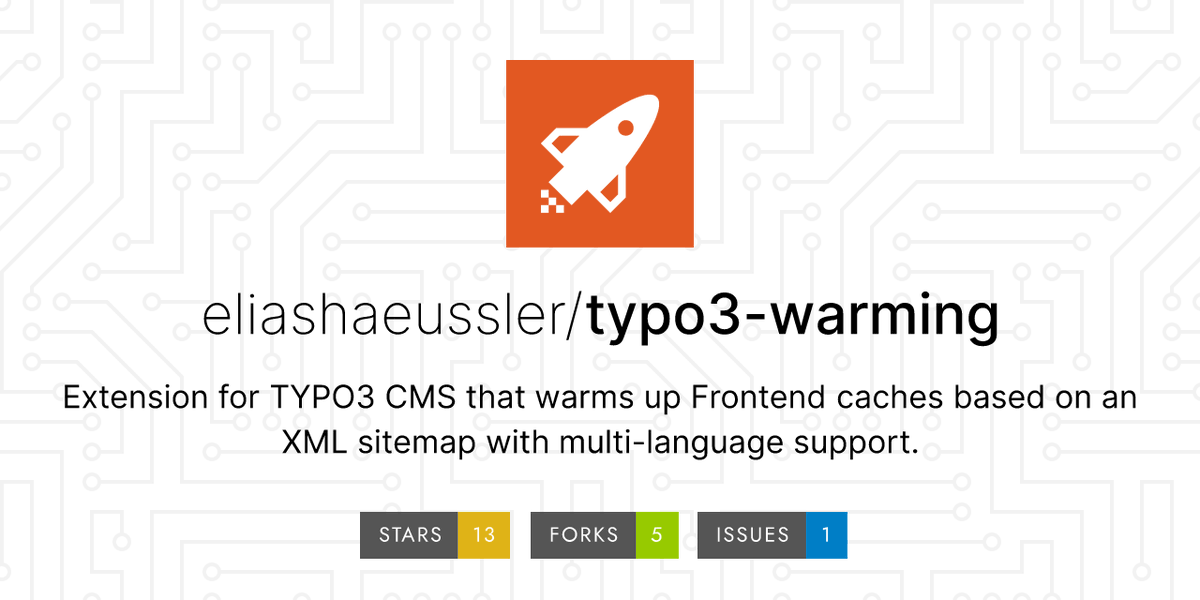 elias_haeussler's tweet photo. Hey #TYPO3, it's #release day! 🤩

I finally released version 1.0.0 of my #warming extension. 🚀

It adds compatibility with TYPO3 12.4 LTS, together with some shiny new features and lots of technical improvements.

Read the migration guide → https://t.co/5Lec4Ajx7N https://t.co/IgidzOhKaT