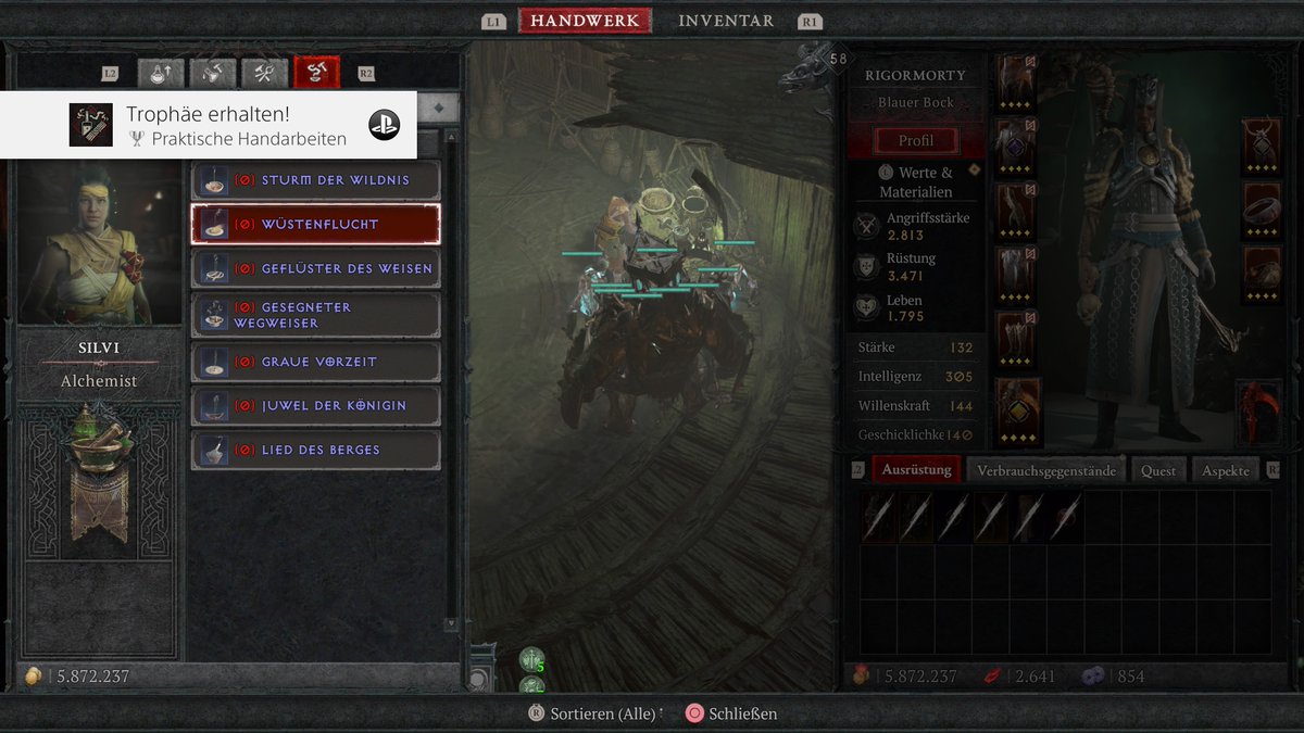 Venty's tweet photo. Diablo IV
Praktische Handarbeiten (Silber)
Stellt ein beliebiges Räucherwerk her. #PS4share https://t.co/0pVZW7SBUP https://t.co/i9tl9AL6yu