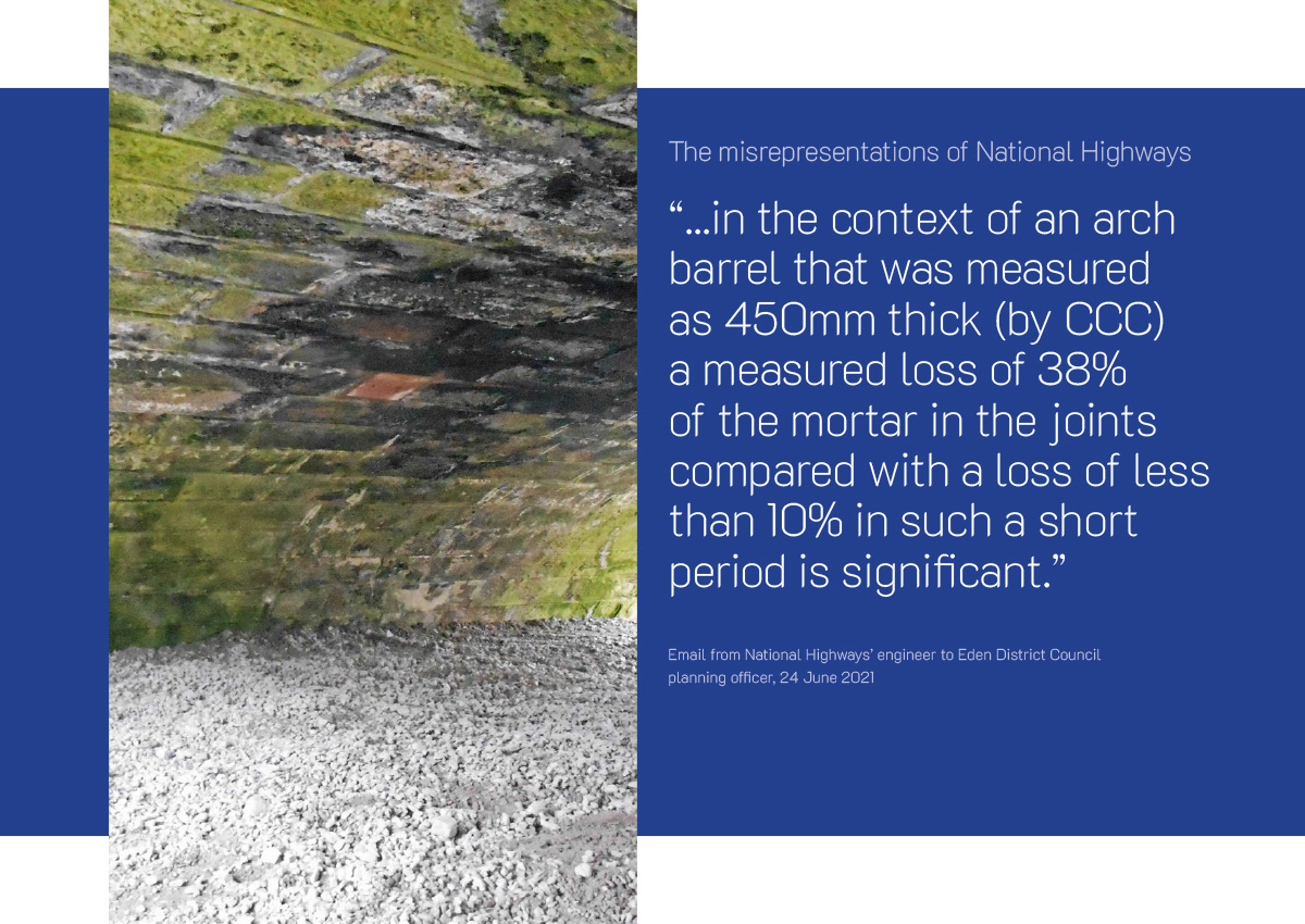 theHREgroup's tweet photo. As the infill goes, we reflect on @NationalHways claims about #GreatMusgraveBridge, such as stating that 38% of the mortar had been lost from joints in the arch when the evidence related to just one irrelevant perpend joint.
Read our full report here:
https://t.co/CM3B01Rwmy https://t.co/mZJMzmromW