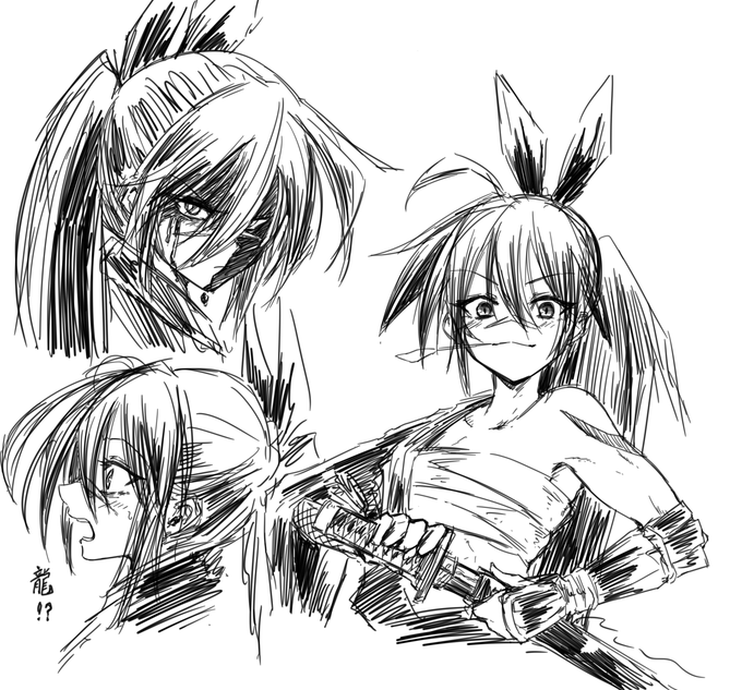 「異世界サムライ」のギンコちゃんがカッコ可愛い。 