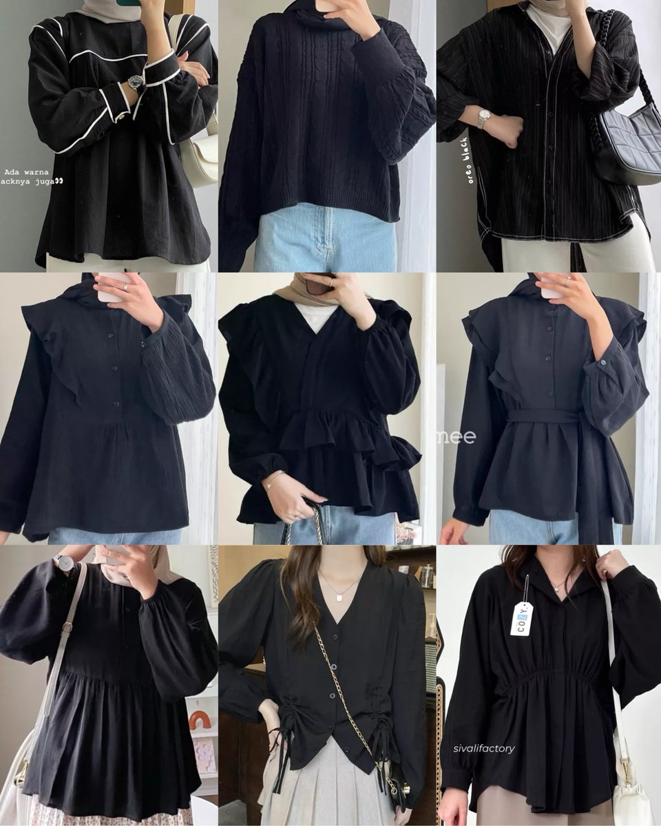 black blouse &amp; shirt

— a thread
