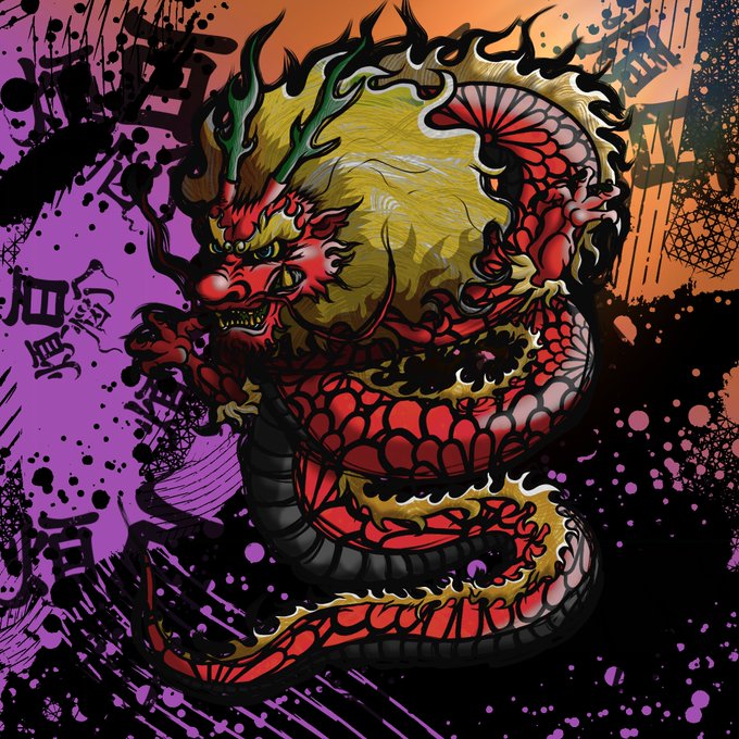 墨仕上げ #illustration