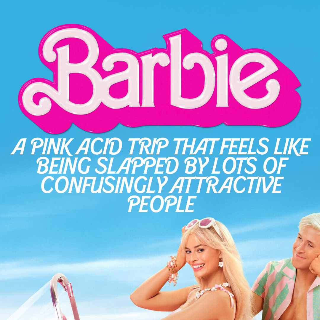 I took 1 star reviews of #Barbie from furious men on letterboxd and put them on the posters because it makes the film seem ever cooler.