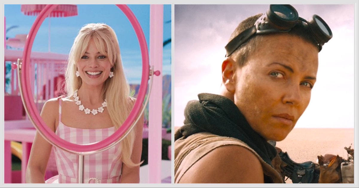 nevan's tweet photo. Forget #Barbenheimer … Barbie and Fury Road is the theatrical double feature we need! #Barbiosa https://t.co/cgz9INAiwE