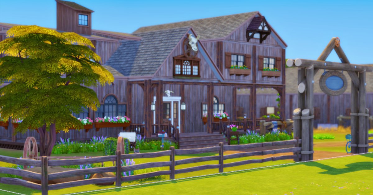 MoonsLight_x's tweet photo. Ich habe mich an einer Shell für eine #Ranch mit dem neuen #Pferdepack in #Sims4 probiert. Hier die Ergebnisse. Die Ranch bietet ausreichend Platz für große Familien und im Stall ist Platz für 4 Pferde und #Zwergziegen und #Schafe.
Galerie ID: MoonsLightX

#Sims4HorseRanch #ts4 https://t.co/4om41Wjh5V