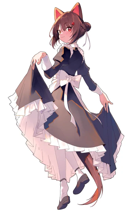 見返り美人……いやケルベロス #いぬいらすと