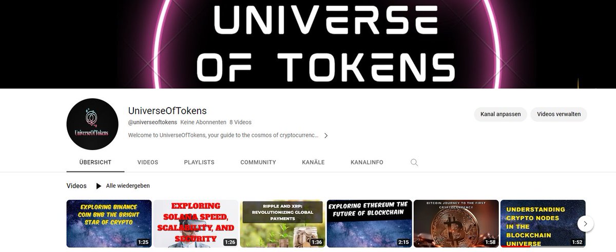 meta_foxes's tweet photo. 🎬🚀 Explore the UniverseOfTokens 🌌🪙🔍 on our YouTube channel  #CryptoEducation content! 📚💡 Dive into the crypto universe with our daily edutainment videos! 💫💻 Don't miss out - hit that subscribe button now! 👉🔔 Link:  https://t.co/dRpHUtJUa4 #Blockchain #CryptoCommunity https://t.co/CzQcgyKTfT
