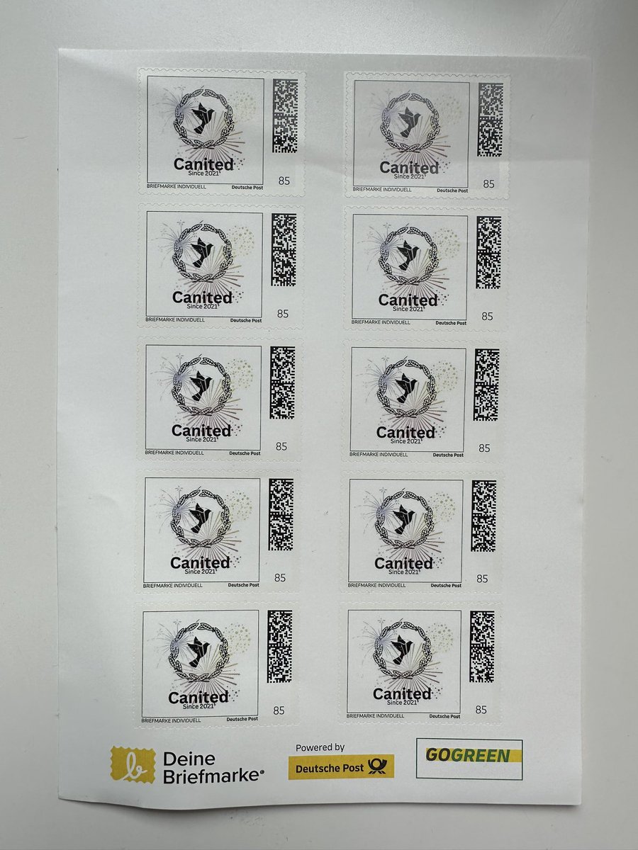 Canited_DFR's tweet photo. Canited is pleased to announce: We have something new!
The stamps are now owned by the national post and with them we can now send letters weighing up to 20 grams all over the world.
#Canited #micronations https://t.co/sj16g0sL2a
