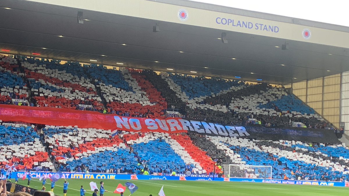 Rangers display in the pre season friendly against HSV yesterday🇬🇧