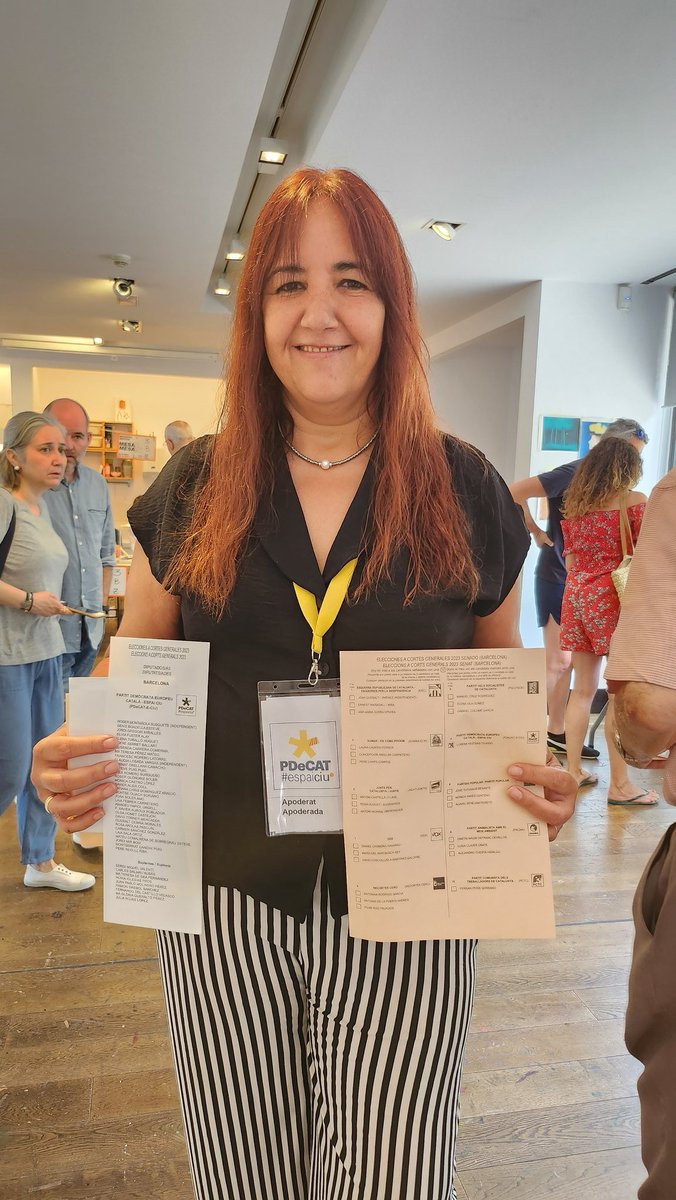 Jo ja he anat a votar al que és la millor opció per #Catalunya.  No estem supeditats a ser obedients a Madrid i volem recuperar la feina ben feta , ara i sempre #23J <a href="/Pdemocratacat/">PDeCAT - Espai CiU</a> <a href="/CiuEspai/">Espai CiU</a> #seny