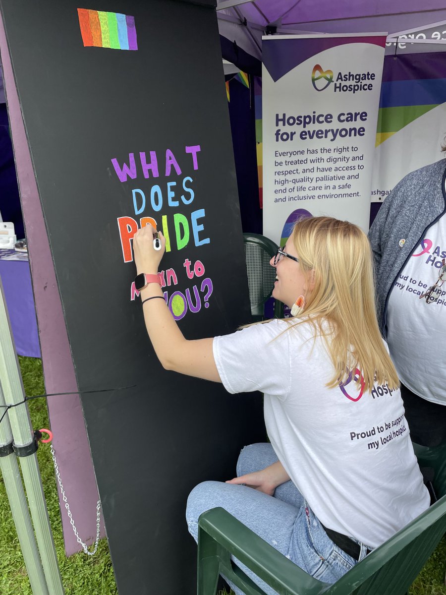 All ready for Pride Chesterfield! 🏳️‍🌈🥳 ⁦<a href="/Ashgate_Hospice/">Ashgate Hospice</a>⁩