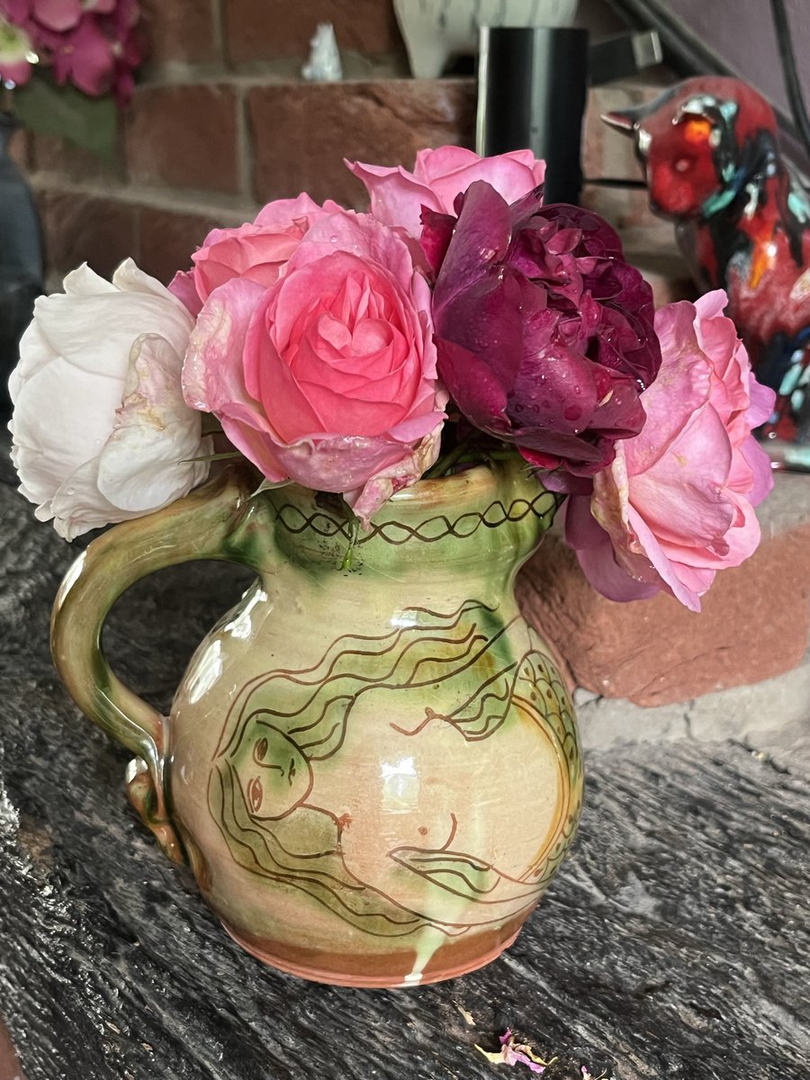 papaver's tweet photo. Roses for the lounge #cutroses #cutflowers #myroses #growyourown #GardeningTwitter #mygarden https://t.co/SKTQ6OF6dH