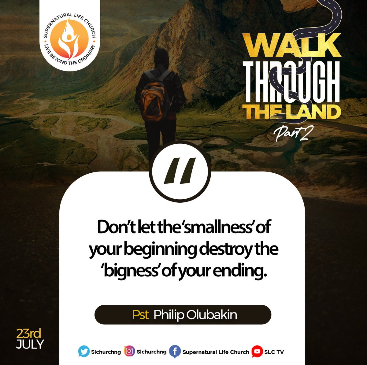 slchurchng's tweet photo. Excerpts from today’s sermon.
#slcsermon
#withoutwalls
#theslcexperience
#supernaturallifechurch https://t.co/3bR6E4AL6G