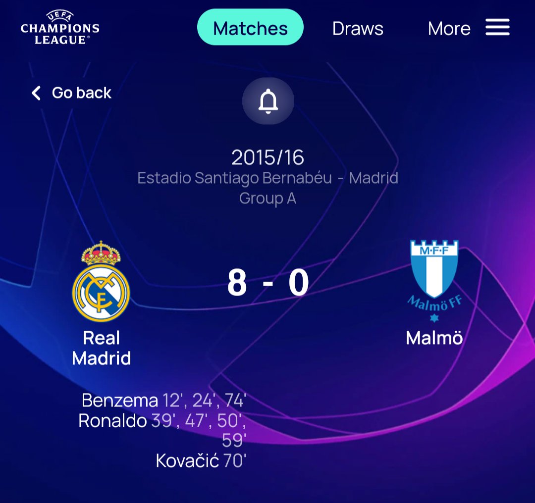 timesofball's tweet photo. Ronaldo was the part of the biggest win &amp; Messi was the part of the biggest loss in the history of UCL 😭😭😭 https://t.co/y6ZvwHnXpi