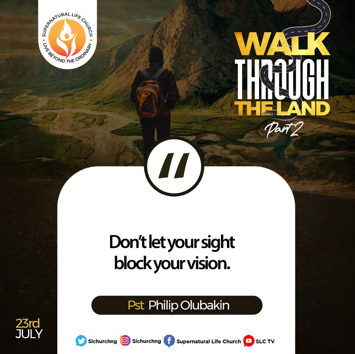 slchurchng's tweet photo. Excerpts from today’s sermon.
#slcsermon
#withoutwalls
#theslcexperience
#supernaturallifechurch https://t.co/ETpPnSCfxD
