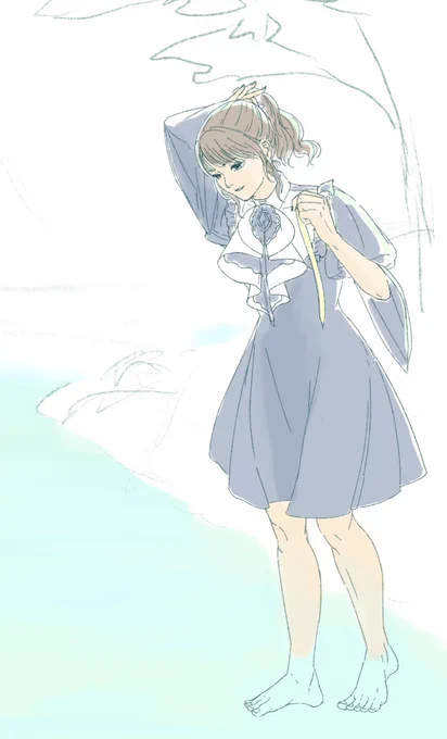 川遊びリリーちゃん