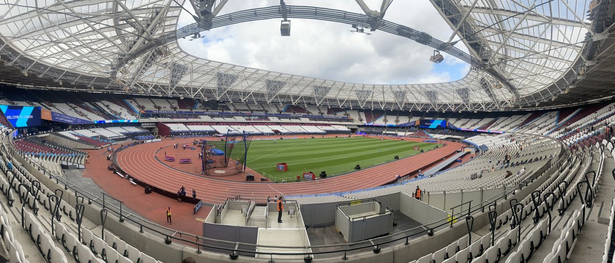 Early start at the <a href="/LondonStadium/">London Stadium</a> to watch our daughter compete for her club, Shaftesbury Barnet Harriers at the #DiamondLeague #ConnectRelays #LondonDL