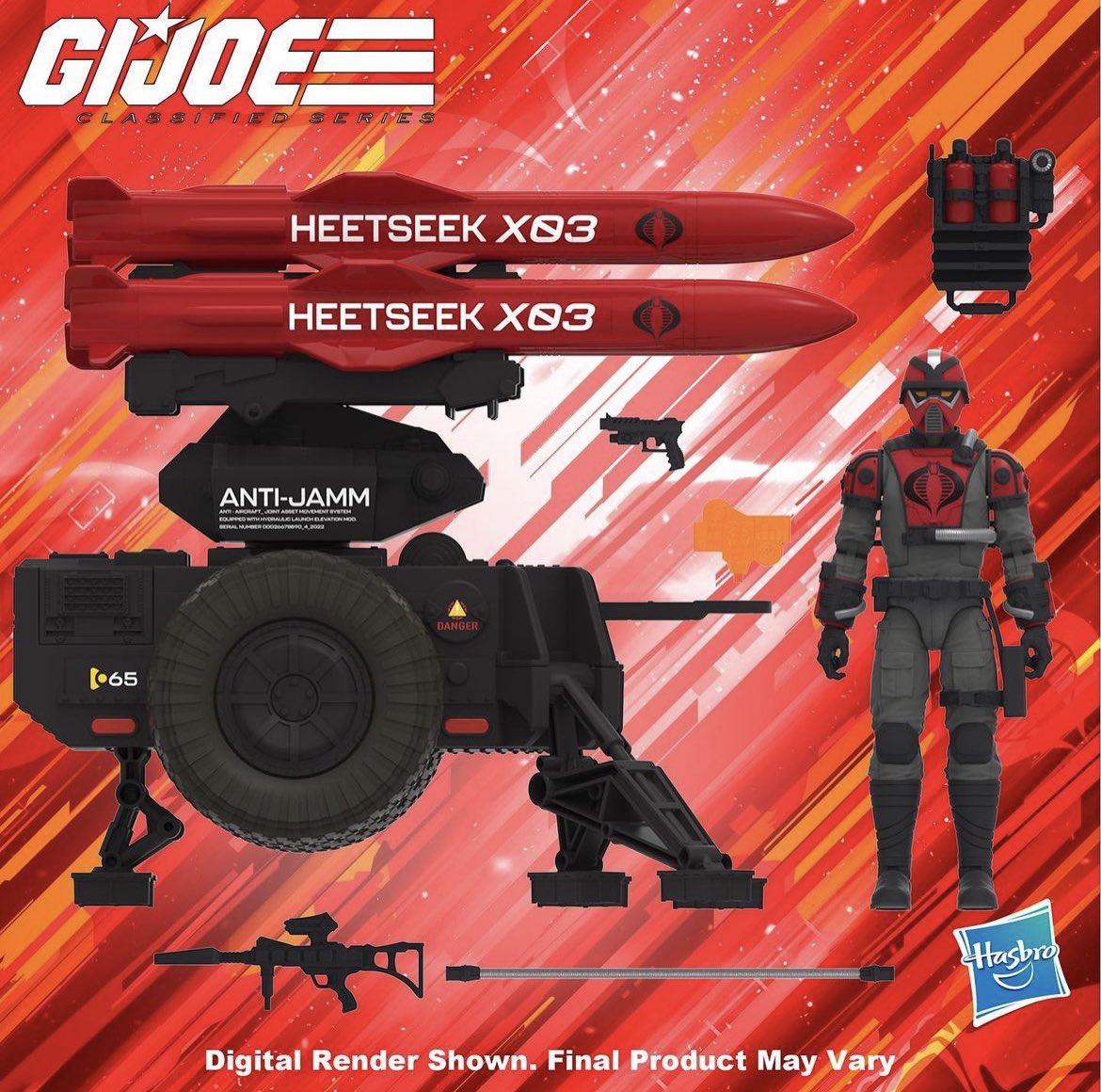 Renders of the G.I. Joe Clutch & Vamp, as well as the TechnoViper & SMS.