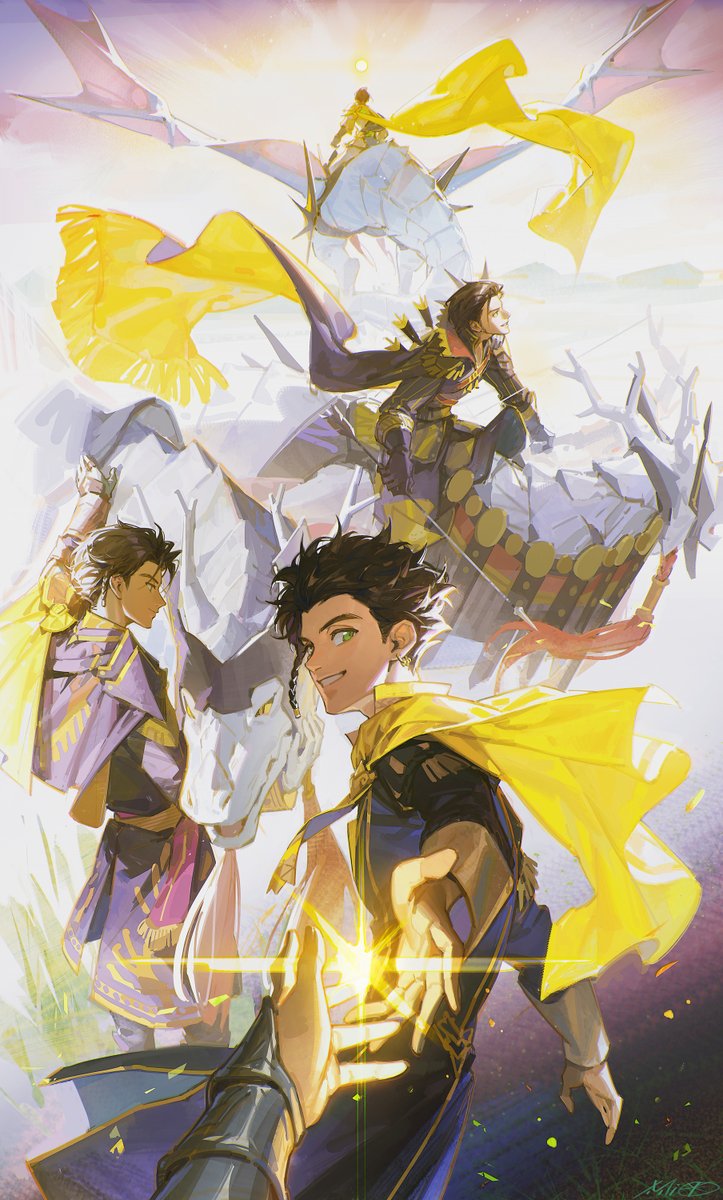 扬起金色的风帆与你飞往你描绘的未来。
生日快乐库罗德💛