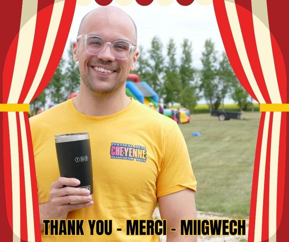 CheyenneFest's tweet photo. Thank you, Merci, Miigwech! Check out our Facebook or Instagram page for our recap posts.

See you next summer!!! #CheyenneFest2023 #SteAgatheMB https://t.co/2KrForq7AN