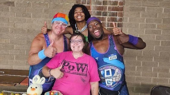 other_guys_tag's tweet photo. Huge thank you to the fans last at Wrestling Evolution LLC in Denver, NC! Your energy was powerful. And I’m pretty sure we gained some new members of the OG Squad! #TheOtherGuys👍🏾👍🏻 #TheOGSquad #FightSmartPartyHard https://t.co/ynP0IrEMHI