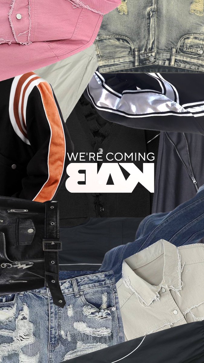 kab_init's tweet photo. We’re coming BAK around with our edgiest collection yet. Get your kab.inits ready for these eye-catching fits! 👀🔜
#KAB ✨ https://t.co/yXb1cDYm1P