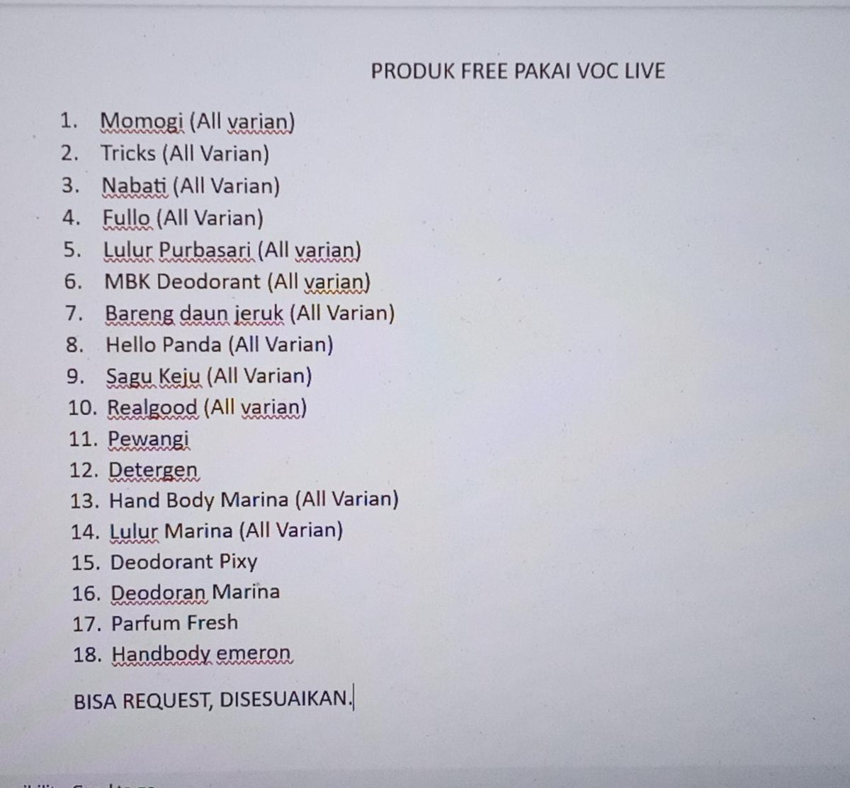 beflouw's tweet photo. Yang blom pake voc live nya tapi bingung mau beli apa aku ada nih produk gratisan, dan DIMODALIN jadi gausah bayar apa apa ya. Dom jabodetabek n pulau jawa only. Tp aku lagi limit dm ya jadi kalau fix mau  wa https://t.co/Ir1RgftDJx atau chat tele @ flourisx ya #zonauang #zonabu https://t.co/SstDWpeRlD