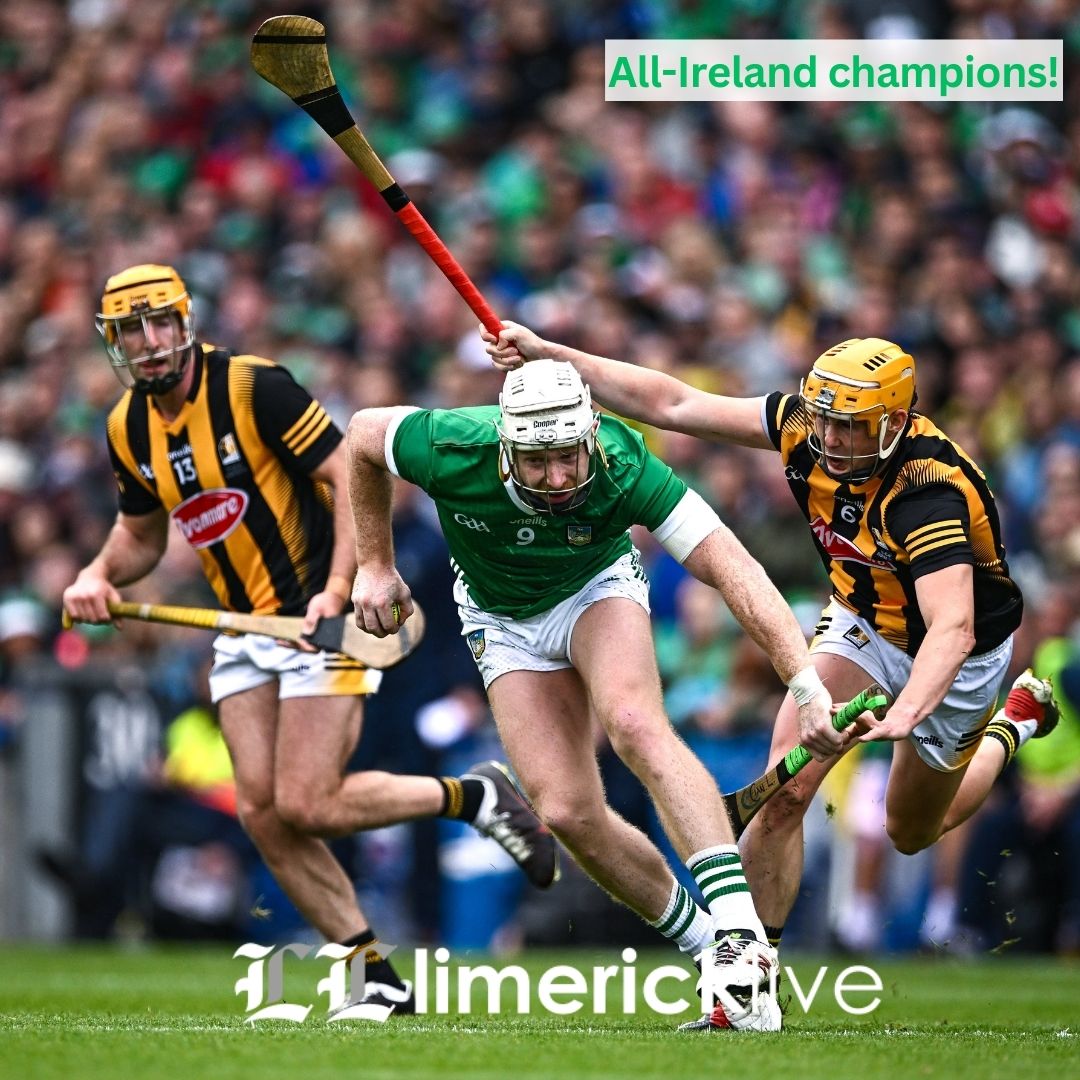 Limerick_Leader's tweet photo. #BREAKING: History made at Croke Park as @Limerickclg are All-Ireland hurling champions for the fourth year in-a-row after defeating Kilkenny in the final. See https://t.co/zS09FEWBPe for match report and full reaction #LuimneachAbu #hurling #gaa #fourinarow
📷@Sportsfile https://t.co/iIlpygbJC3