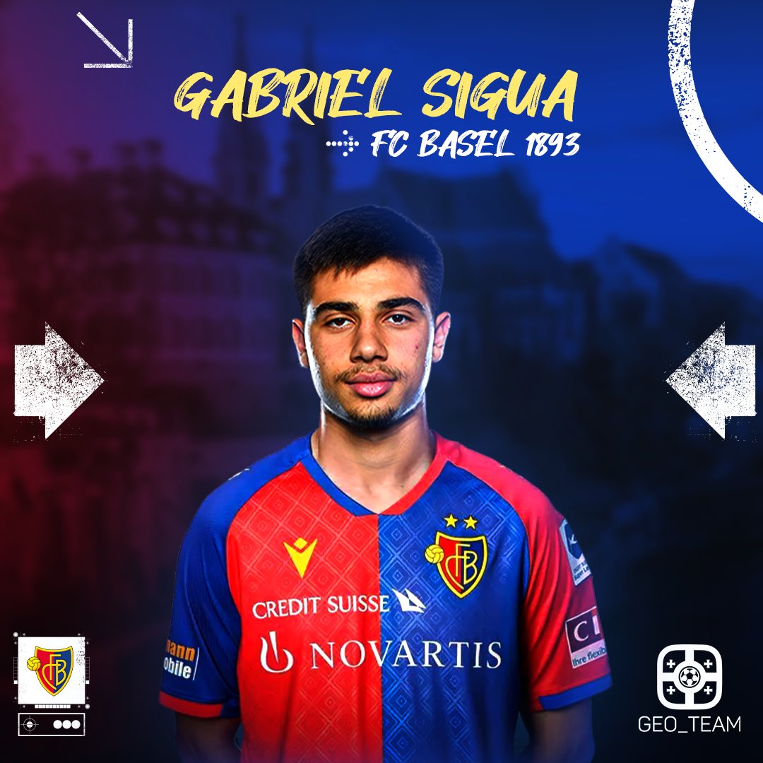 Geo__team's tweet image. 🚨 EXCLUSIVE: Dinamo Tbilisi’s Midfielder Gabriel Sigua will play for FC Basel 💙❤️🇨🇭 

18 years old player will arrive in Switzerland 🔥