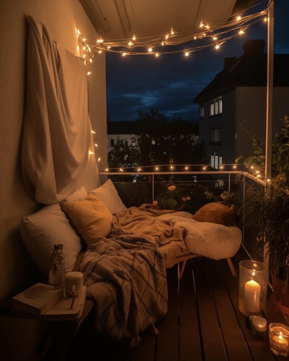 Interiorhunt11's tweet photo. Cozy balcony ✨ https://t.co/lAZxarcBhd