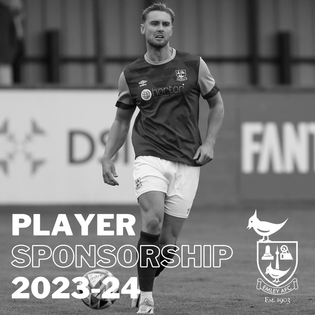 Sponsor a player | 2023-24 

Show support to your favourite player ❤️ by sponsoring them at home or away for £50 or both for £100.

Head over to our sponsorship website
➡️ sponsor.emleyafc.co.uk

More information 
➡️ emleyafc.co.uk/news/sponsor-a…

#UTP