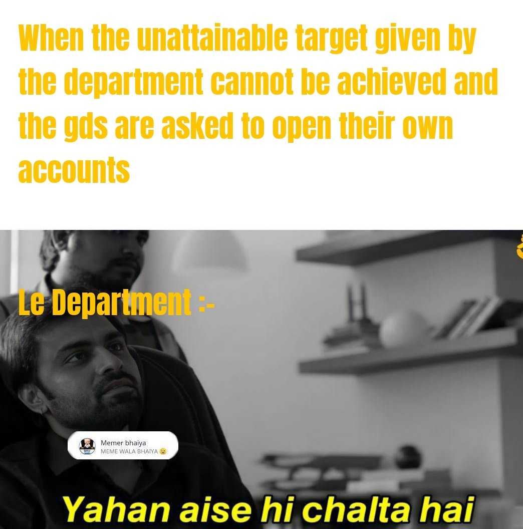 vishal627's tweet photo. #शाखा_डाकघर_के_अच्छे_दिन_कब
#Justiceforgds
#justice4gds
@arjunrammeghwal
@AshwiniVaishnaw
@rpbreakingnews
@ravishndtv https://t.co/CETLhplo9z