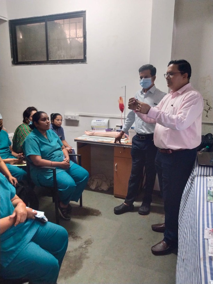 pravinhmd's tweet photo. CME TRAINING PROGRAM at ORIION HOSPITAL #aurangabad on #safeinjection #needleprickinjury #safety #needle #Blood #collection #procedures https://t.co/67HN4aWPqd